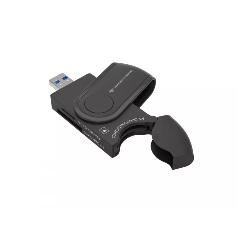 Conceptronic StreamVault BIAN04B kortelių skaitytuvas USB 3.2 Gen 1 (3.1 Gen 1) Type-A Juoda