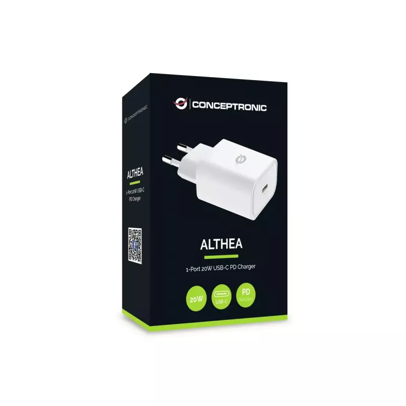Conceptronic ALTHEA07W 1 prievado 20 W USB-C PD įkroviklis