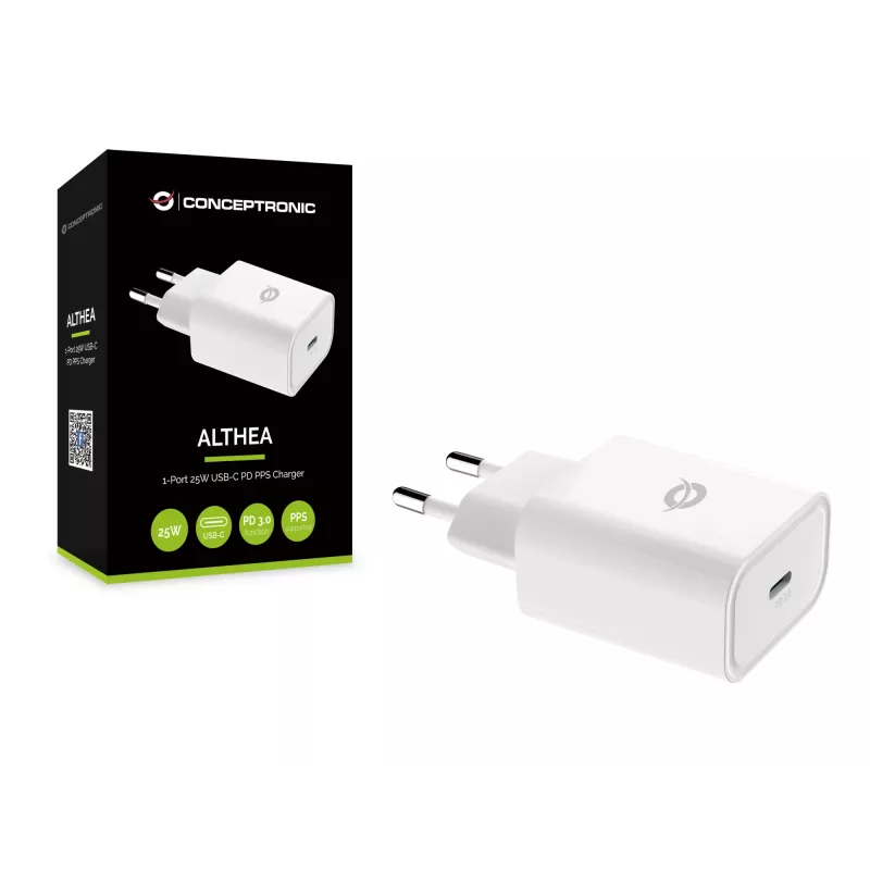 Įkroviklis vidaus patalpoms Conceptronic ALTHEA 1 prievadas 25W USB-C PD PPS