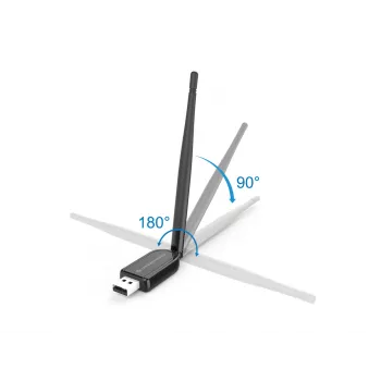 Conceptronic ABBY tolimojo nuotolio Bluetooth 5.1 USB adapteris su išorine antena