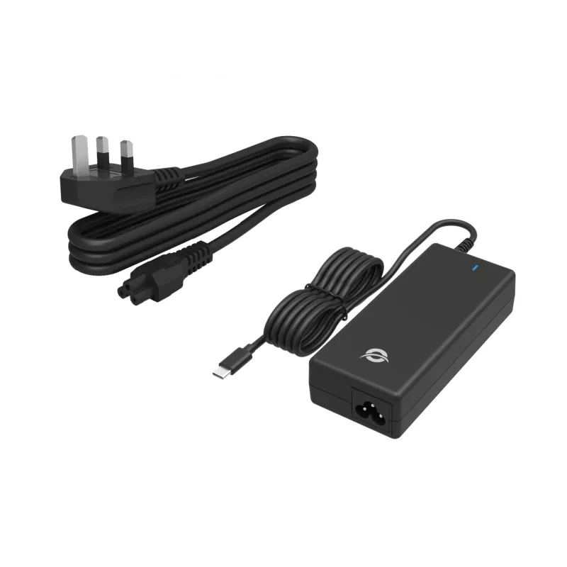 Conceptronic OZUL03BUK 100W GaN darbalaukio USB PD įkroviklis, integruotas USB-C laidas, UK kištukas