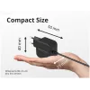 Conceptronic OZUL04BE 67W GaN USB PD įkroviklis, su įmontuotu USB-C laidu