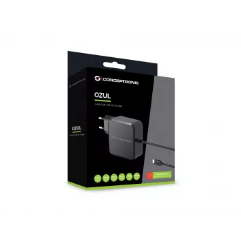 Conceptronic OZUL05BE mobiliojo įrenginio įkroviklis Universalus Juodas AC Vidinis