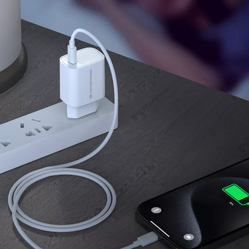 Įkroviklis Conceptronic 1 prievado 20W USB-C PD įkroviklis