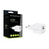 Conceptronic 2 prievadų 20W GaN USB PD įkroviklis, USB-C x 1, USB-A x 1, QC 3.0, PPS