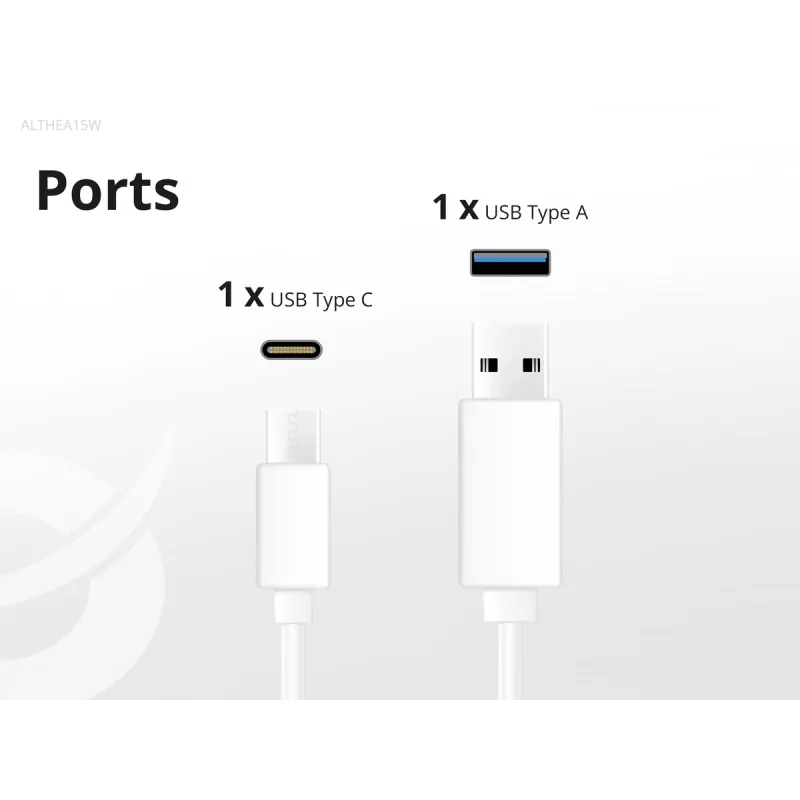 Conceptronic 2 prievadų 20W GaN USB PD įkroviklis, USB-C x 1, USB-A x 1, QC 3.0, PPS