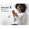 Conceptronic 2 prievadų 20W GaN USB PD įkroviklis, USB-C x 1, USB-A x 1, QC 3.0, PPS