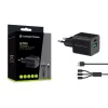 Conceptronic 2 prievadų 33 W GaN USB PD įkroviklis su 3-in-1 įkrovimo kabeliu, ALTHEA16B