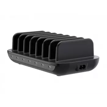 Conceptronic OZUL07B 160W 7 prievadų USB PD įkrovimo stotelė, USB-C x 7, PD 3.0