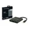 Conceptronic DONN01B nešiojamojo kompiuterio dokas / prievadų replikatorius USB 3.2 Gen 1 (3.1 Gen 1) Type-C juodas
