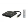 Conceptronic DONN01B nešiojamojo kompiuterio dokas / prievadų replikatorius USB 3.2 Gen 1 (3.1 Gen 1) Type-C juodas