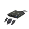 Conceptronic DONN01B nešiojamojo kompiuterio dokas / prievadų replikatorius USB 3.2 Gen 1 (3.1 Gen 1) Type-C juodas