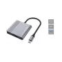 Conceptronic DONN13G nešiojamojo kompiuterio dokas / prievado replikatorius Laidinis USB 3.2 Gen 1 (3.1 Gen 1) Type-C Pilka