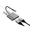 Conceptronic DONN13G nešiojamojo kompiuterio dokas / prievado replikatorius Laidinis USB 3.2 Gen 1 (3.1 Gen 1) Type-C Pilka