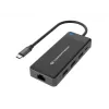 Conceptronic DONN14G nešiojamojo kompiuterio dokas / prievado replikatorius, laidinis, USB 3.2 Gen 1 (3.1 Gen 1) Type-C, pilkas