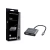 Conceptronic DONN16G Laidinis USB 3.2 Gen 1 Type-C pilkos spalvos 100W 4K Ultra HD