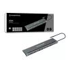 „Conceptronic DONN17G“ nešiojamojo kompiuterio dokas / prievado atkartotuvas laidinis USB 3.2 Gen 1 (3.1 Gen 1) Type-C pilkas