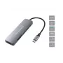 Conceptronic DONN11G 6-in-1 USB 3.2 Gen 1 Dokinimo stotelė, HDMI, 100W USB PD, USB 3.0, USB 2.0, SD, TF/MicroSD