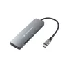 Conceptronic DONN11G 6-in-1 USB 3.2 Gen 1 Dokinimo stotelė, HDMI, 100W USB PD, USB 3.0, USB 2.0, SD, TF/MicroSD