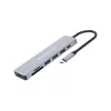 Conceptronic DONN19G 7-i-1 USB 3.2 Gen 1 dokinė stotelė, HDMI, USB-A 3.0 x 3, SD, TF/MicroSD, 100 W USB PD