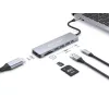 Conceptronic DONN19G 7-i-1 USB 3.2 Gen 1 dokinė stotelė, HDMI, USB-A 3.0 x 3, SD, TF/MicroSD, 100 W USB PD