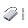 Conceptronic DONN21G nešiojamojo kompiuterio dokas / prievado replikatorius, laidinis USB 3.2 Gen 1 (3.1 Gen 1) Type-C, pilka