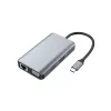 Conceptronic DONN21G nešiojamojo kompiuterio dokas / prievado replikatorius, laidinis USB 3.2 Gen 1 (3.1 Gen 1) Type-C, pilka