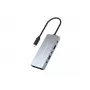 Conceptronic DONN22G nešiojamojo kompiuterio dokas/portų replikatorius Laidinis USB 3.2 Gen 2 (3.1 Gen 2) Type-C pilka