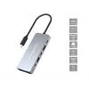 Conceptronic DONN22G nešiojamojo kompiuterio dokas/portų replikatorius Laidinis USB 3.2 Gen 2 (3.1 Gen 2) Type-C pilka