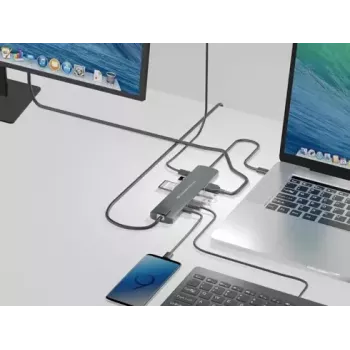Conceptronic DONN 9 viename daugiafunkcis USB šakotuvas-adapteris