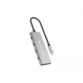 Conceptronic HUBBIES16G sąsajos šakotuvas USB 3.2 Gen 2 (3.1 Gen 2) Type-C 10000 Mbit/s pilka