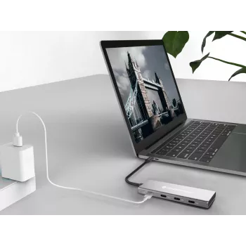 Conceptronic HUBBIES16G sąsajos šakotuvas USB 3.2 Gen 2 (3.1 Gen 2) Type-C 10000 Mbit/s pilka