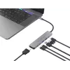 6-in-1 USB 3.2 Gen 1 dokacijos stotelė CONCEPTRONIC DONN33G HDMI, 2×USB-A 5Gbps, 2×USB-C 5Gbps, 100W USB PD, sidabrinė