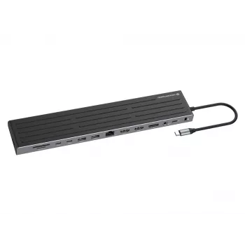 Doko stotelė Conceptronic DONN32B 14-in-1 USB 3.2 Gen 1 HDMI DP