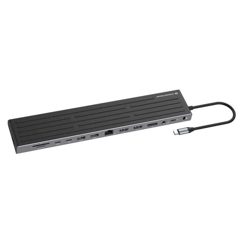Doko stotelė Conceptronic DONN32B 14-in-1 USB 3.2 Gen 1 HDMI DP