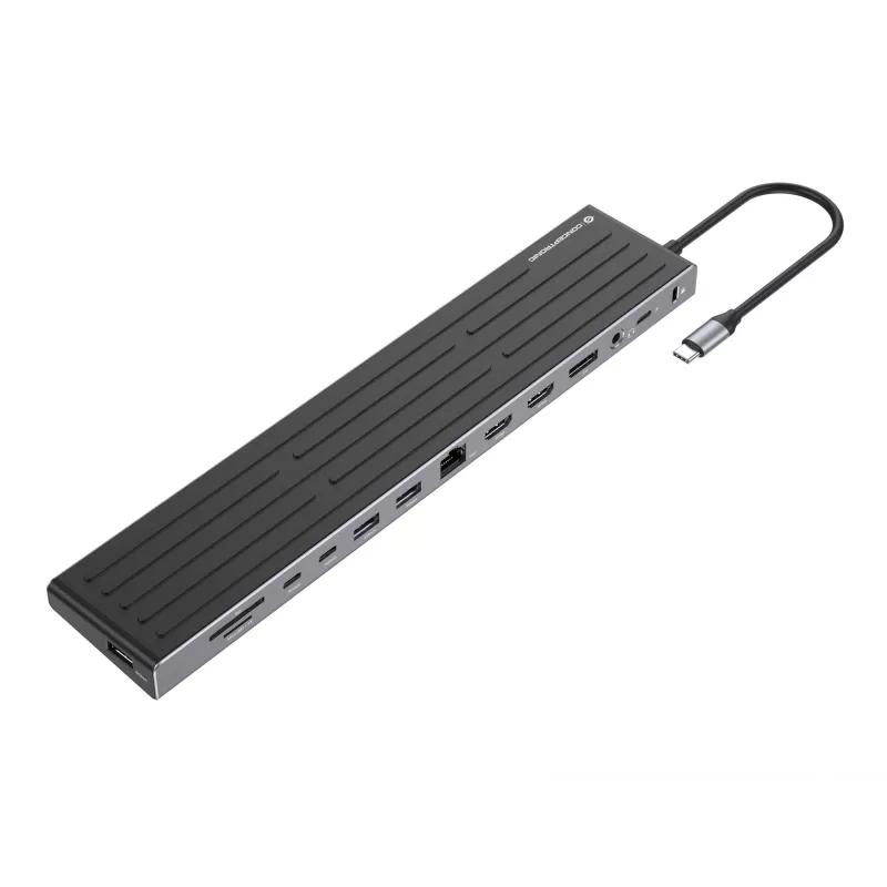 Doko stotelė Conceptronic DONN32B 14-in-1 USB 3.2 Gen 1 HDMI DP
