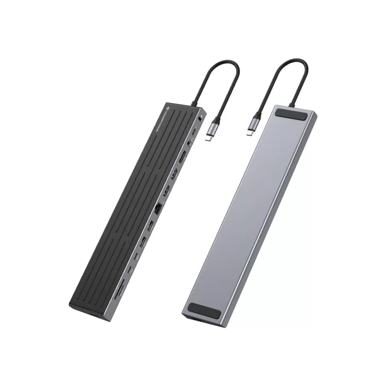 Doko stotelė Conceptronic DONN32B 14-in-1 USB 3.2 Gen 1 HDMI DP
