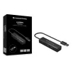 Conceptronic 4 prievadų USB 3.0 aliuminis šakotuvas su USB-C į USB-A adapteriu