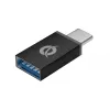 Conceptronic 4 prievadų USB 3.0 aliuminis šakotuvas su USB-C į USB-A adapteriu