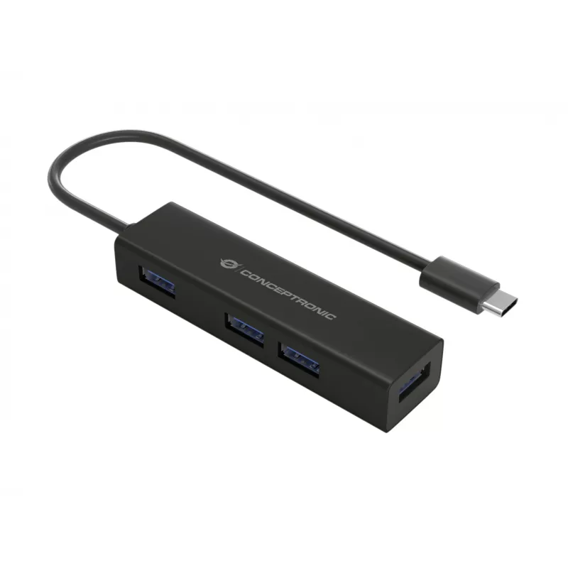 Conceptronic HUBBIES USB-C – 4 prievadų USB 3.0 šakotuvas