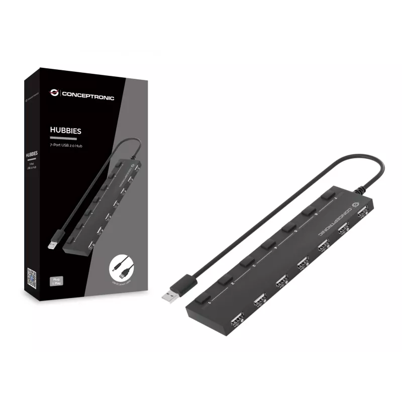 Conceptronic HUBBIES 7 prievadų USB 2.0 šakotuvas