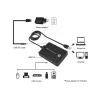 Conceptronic HUBBIES 4 prievadų USB 3.0/2.0 šakotuvas, 90 cm laidas, USB 3.2 Gen 1 (3.1 Gen 1) Type-A, Juoda, USB 2.0, USB 3.2 Gen 1 (3.1 Gen 1) Type-A, China, 87 mm, 55 mm