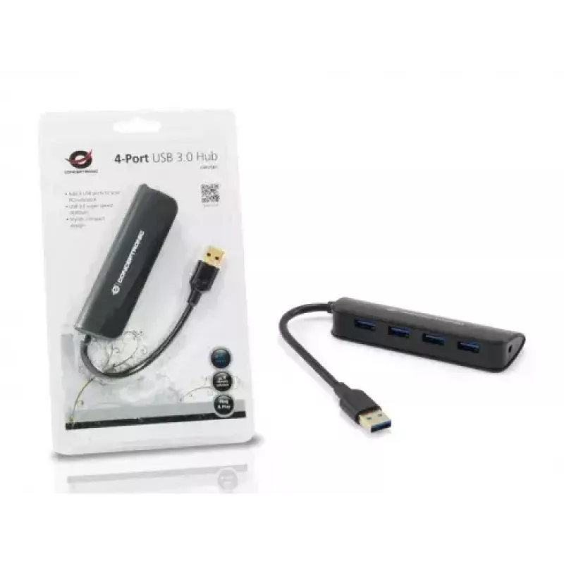 USB šakotuvas Conceptronic 4 prievadų C4PUSB3
