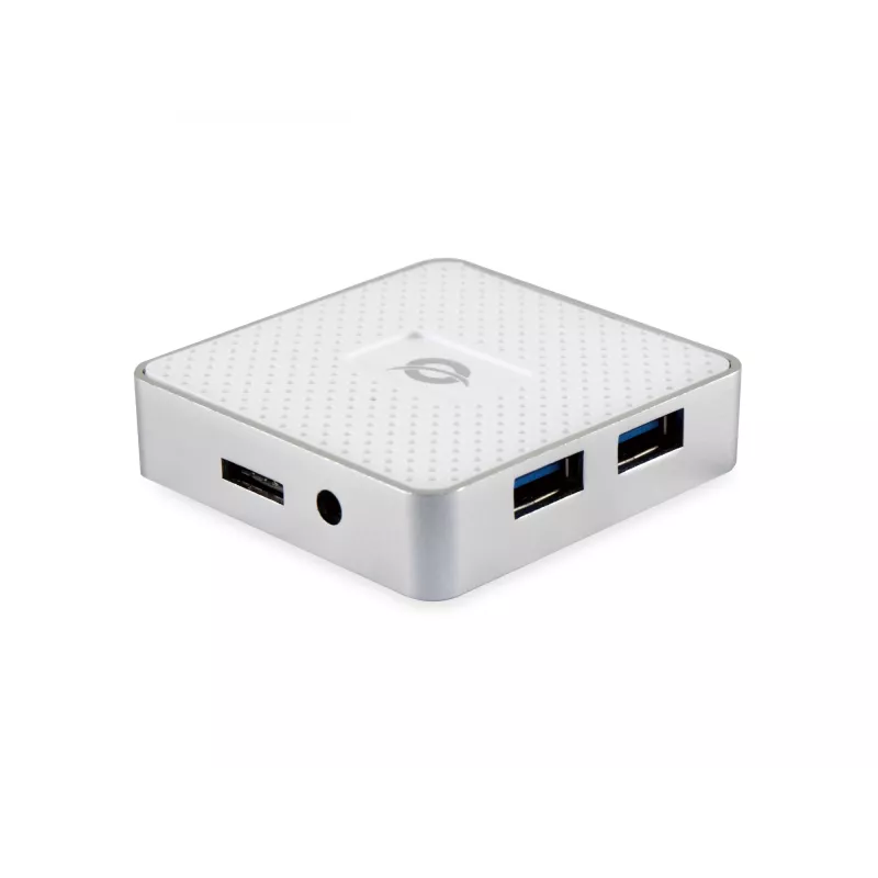 Conceptronic HUBBIES03W sąsajos šakotuvas USB 3.2 Gen 1 (3.1 Gen 1) Micro-B 5000 Mbit/s Baltas