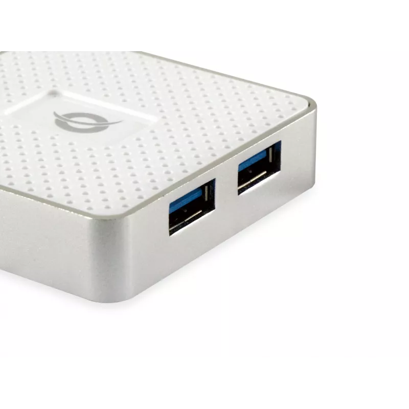 Conceptronic HUBBIES03W sąsajos šakotuvas USB 3.2 Gen 1 (3.1 Gen 1) Micro-B 5000 Mbit/s Baltas