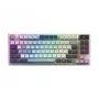 Klaviatūra MSI FORGE GK600 TKL WIRELESS SKY — Beklavišė mechaninė, USB + Bluetooth, QWERTY JK anglų, RGB, mėlyna/balta