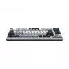 Klaviatūra MSI FORGE GK600 TKL WIRELESS SKY — Beklavišė mechaninė, USB + Bluetooth, QWERTY JK anglų, RGB, mėlyna/balta