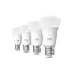 Išmanioji lemputė Philips A60 E27, Bluetooth/Zigbee, 6 W, 810 lm, balta, pakuotėje 4 vnt.