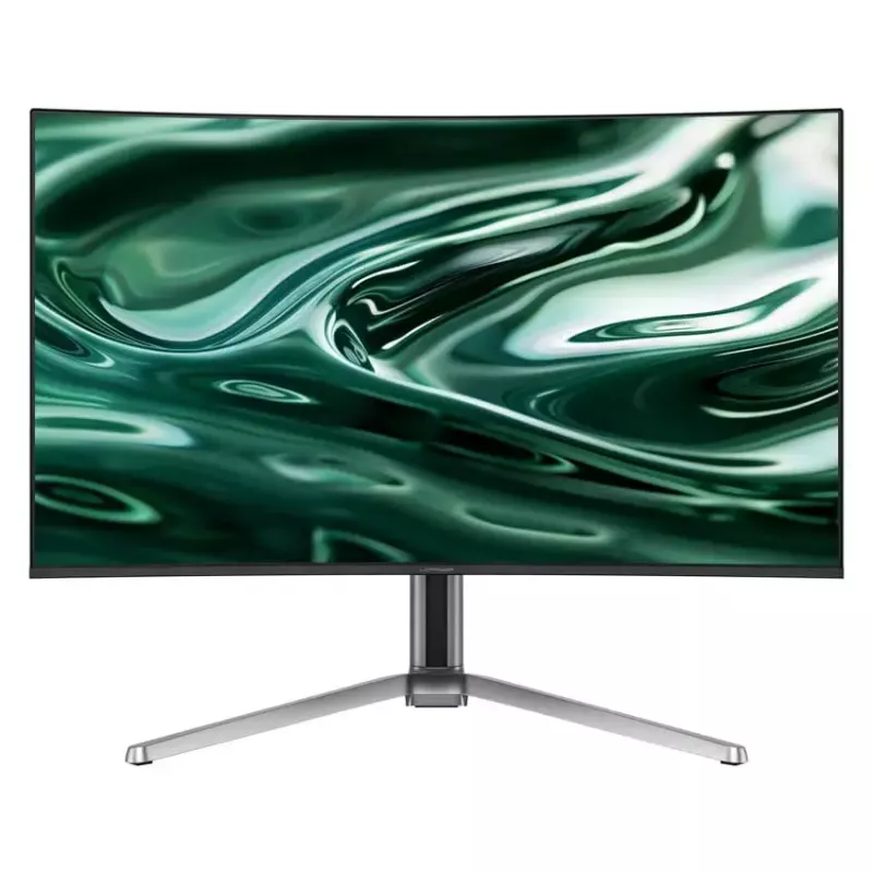 LC-Power LC-M32UCO 31,5 colio QD-OLED 4K Ultra HD lenktas monitorius, 3840×2160, 0,03 ms, 450 cd/m², USB stotelė, garsiakalbiai, VESA, aukščio reguliavimas