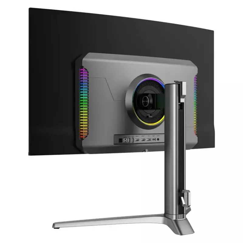 LC-Power LC-M32UCO 31,5 colio QD-OLED 4K Ultra HD lenktas monitorius, 3840×2160, 0,03 ms, 450 cd/m², USB stotelė, garsiakalbiai, VESA, aukščio reguliavimas